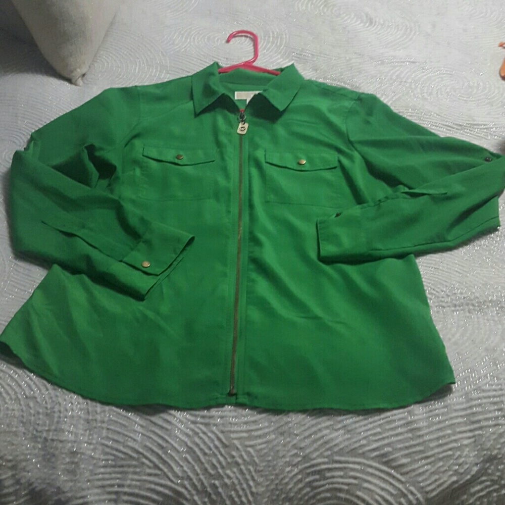Green bluse mk #L